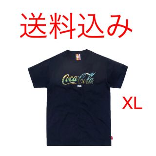 コカコーラ(コカ・コーラ)のKith Coca Cola Tee XL Navy Tシャツ 日本未発売(Tシャツ/カットソー(半袖/袖なし))