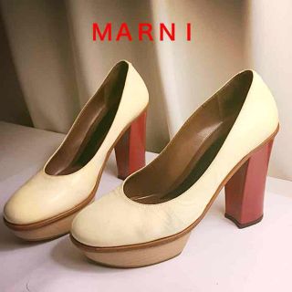 マルニ(Marni)のMARNIウッドソールパンプス(ハイヒール/パンプス)