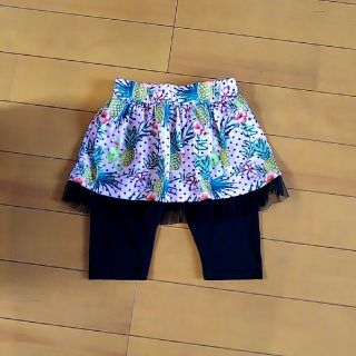 アナップキッズ(ANAP Kids)のANAPスパッツ付きスカート130㌢(スカート)