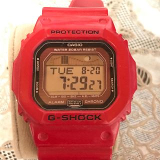 ジーショック(G-SHOCK)のカシオ G-SHOCK レッド(腕時計(デジタル))