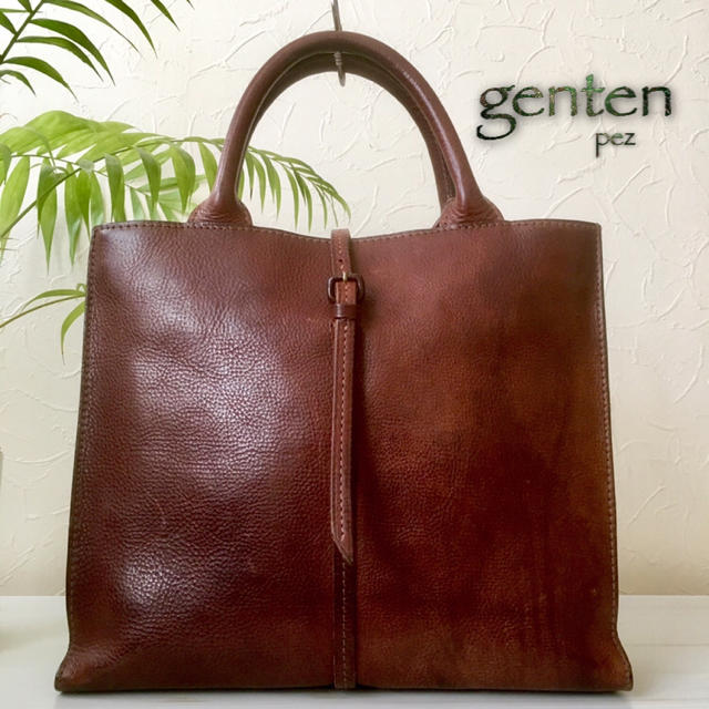 genten(ゲンテン)の最終値下げ genten ゲンテン 定35,640円 レザーハンドバッグ 鞄 レディースのバッグ(トートバッグ)の商品写真