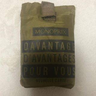 新品未使用★MONOPRIX モノプリエコバッグ カーキ(エコバッグ)