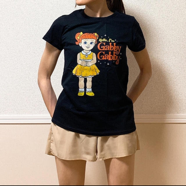 トイ・ストーリー(トイストーリー)のギャビー・ギャビー 黒Tシャツ トイ・ストーリー4 レディースのトップス(Tシャツ(半袖/袖なし))の商品写真