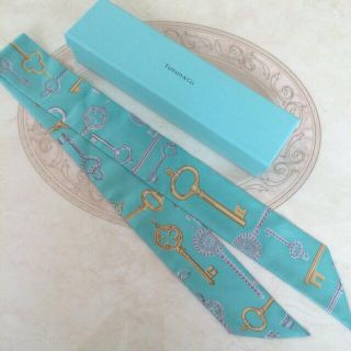 ティファニー(Tiffany & Co.)のティファニー♡リボンスカーフ(バンダナ/スカーフ)