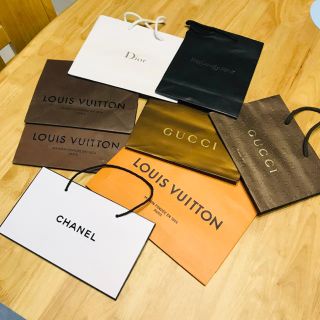 ルイヴィトン(LOUIS VUITTON)の［VUITTON、GUCCIなど］ショップ袋8点セット(ショップ袋)