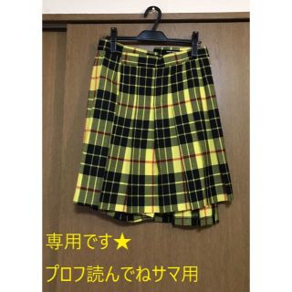 ジュンヤワタナベコムデギャルソン(JUNYA WATANABE COMME des GARCONS)の専用【お取り置き】ジュンヤワタナベコムデギャルソン★ウールチェック スカパン S(その他)