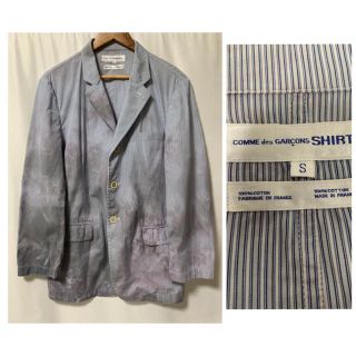 コムデギャルソンオムプリュス(COMME des GARCONS HOMME PLUS)のCOMME des GARCONS SHIRT ストライプ迷彩ジャケット(テーラードジャケット)