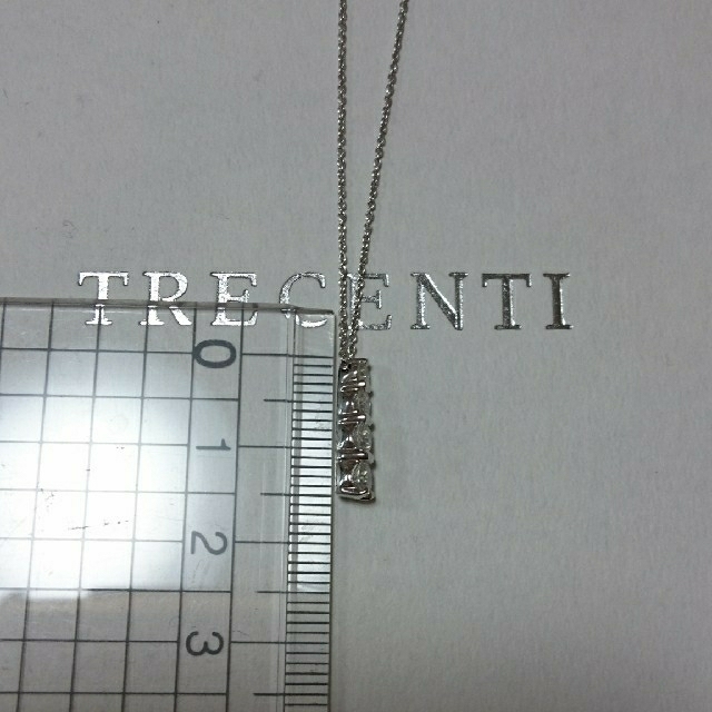 トレセンテ by HITTORO｜ラクマ プラチナダイヤモンドアイラインネックレスの通販 本物保証