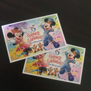 ディズニー(Disney)のディズニーペアチケット 35th(遊園地/テーマパーク)