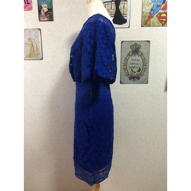 TADASHI SHOJI(タダシショウジ)の2018新品 4 タダシショージ ワンピース ドレス ブルー レディースのワンピース(ひざ丈ワンピース)の商品写真