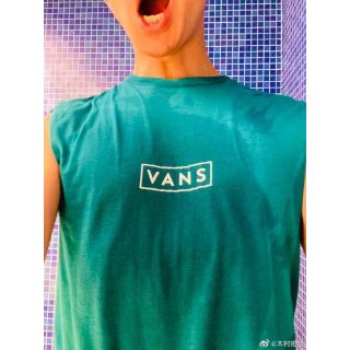 ヴァンズ(VANS)の XL キムタク着用 VANS EASY BOX Tシャツ 木村拓哉(Tシャツ/カットソー(半袖/袖なし))