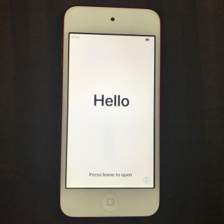 アイポッドタッチ(iPod touch)のiPod Touch 第6世代 32GB レッド(ポータブルプレーヤー)