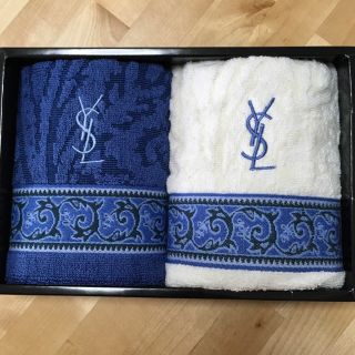 サンローラン(Saint Laurent)の【新品】SAINT LAURENT ゲストタオル2枚セット(タオル/バス用品)