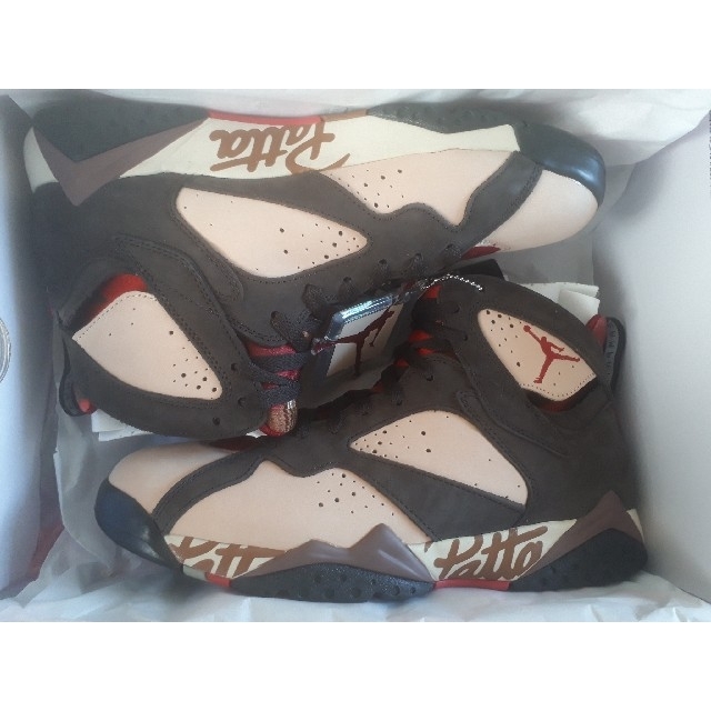 NIKE(ナイキ)の国内正規 PATTA × NIKE AIR JORDAN 7 OG  27.5  メンズの靴/シューズ(スニーカー)の商品写真