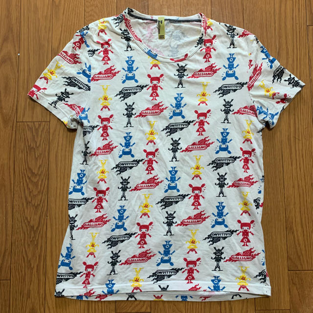 John Galliano(ジョンガリアーノ)のジョンガリアーノ Ｔシャツ Mサイズ メンズのトップス(Tシャツ/カットソー(半袖/袖なし))の商品写真