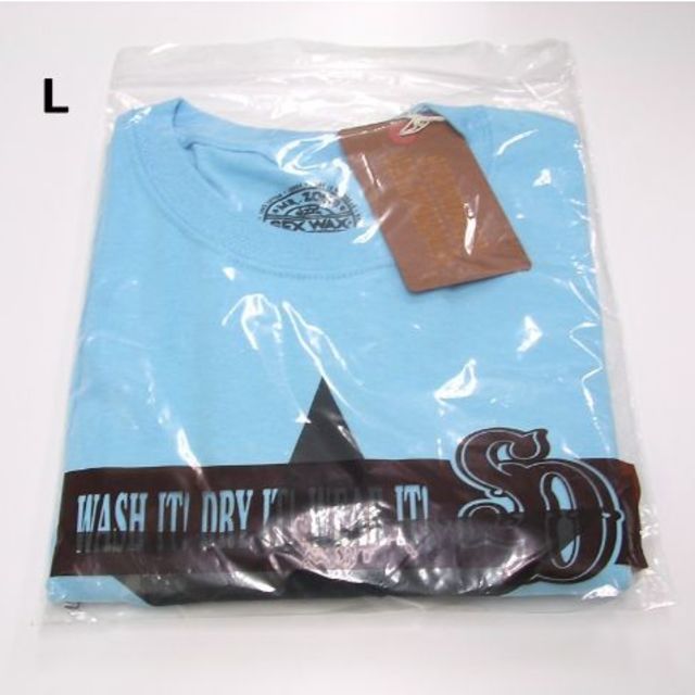 STANDARD CALIFORNIA(スタンダードカリフォルニア)のL 青 スタンダードカリフォルニア SEX WAX × SD LOGO Tシャツ メンズのトップス(Tシャツ/カットソー(半袖/袖なし))の商品写真