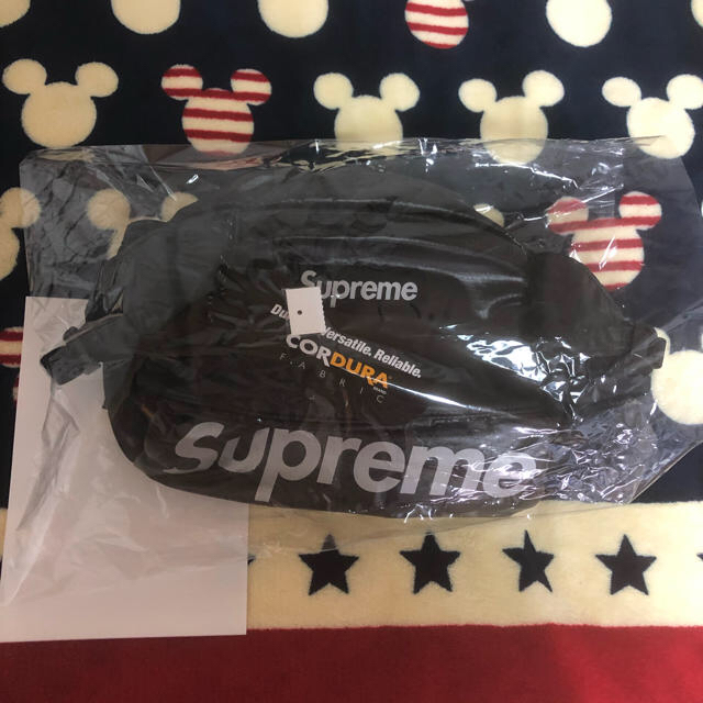 【送料込み】Supreme Waist Bag Black ウエストバッグバッグ