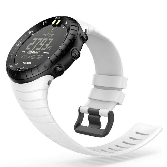 SUUNTO(スント)のSuunto Core バンド コア専用 互換品 TPU製 ホワイト メンズの時計(ラバーベルト)の商品写真