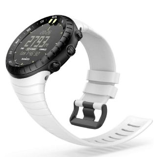 スント(SUUNTO)のSuunto Core バンド コア専用 互換品 TPU製 ホワイト(ラバーベルト)