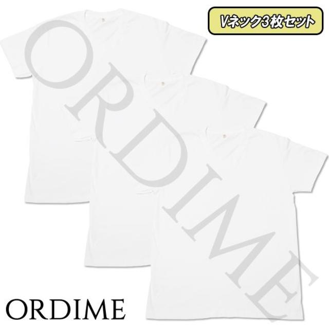 ★夏SALE 3枚セット Ｖネック Ｔシャツ 高品質 100％綿 無地 半袖  メンズのトップス(Tシャツ/カットソー(半袖/袖なし))の商品写真