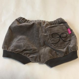 ハッカベビー(hakka baby)の【値下げ】ハッカベビー ショートパンツ 80 グレー hakka baby(パンツ)