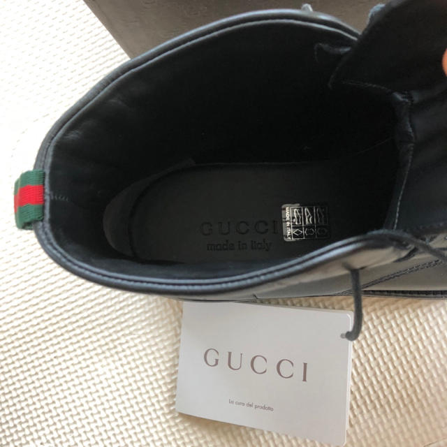 Gucci(グッチ)のるな様専用！GUCCI グッチ 新品未使用 ブーツ メンズの靴/シューズ(ブーツ)の商品写真