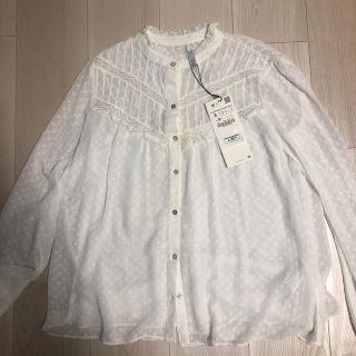 ザラ(ZARA)のZARA♡ブラウス♡新品(シャツ/ブラウス(長袖/七分))