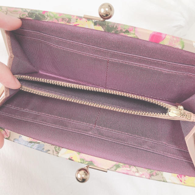 Paul Smith(ポールスミス)のくら様 ポールスミス 長財布 がま口 花柄 ピンク レディースのファッション小物(財布)の商品写真