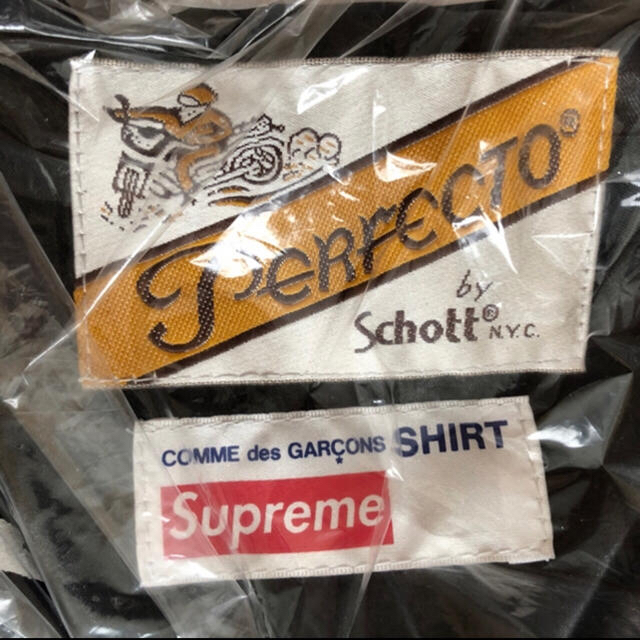 Supreme(シュプリーム)の値段交渉ＯＫ コムデギャルソンシャツ supreme ライダースジャケット メンズのジャケット/アウター(ライダースジャケット)の商品写真