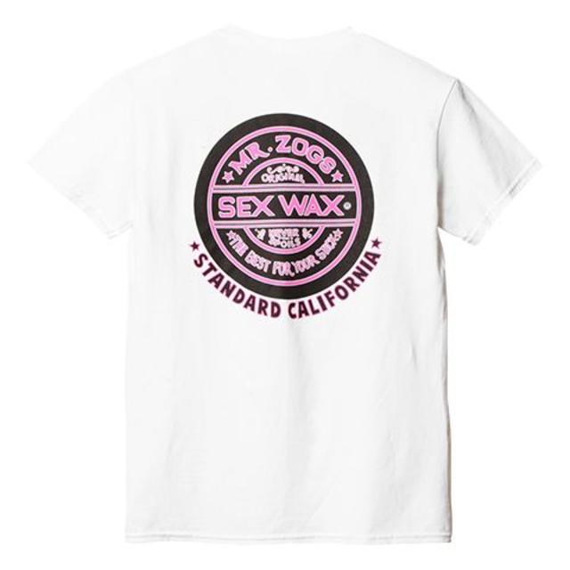 STANDARD CALIFORNIA(スタンダードカリフォルニア)のL 白 スタンダードカリフォルニア SEX WAX × SD LOGO Tシャツ メンズのトップス(Tシャツ/カットソー(半袖/袖なし))の商品写真