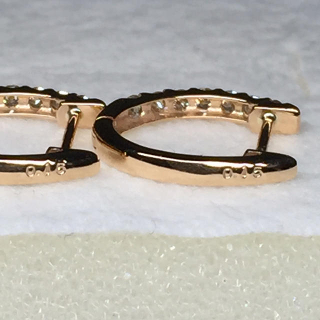 K18 ダイヤモンド ピアス 0.3ct - evc.co.il