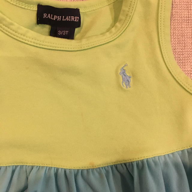 Ralph Lauren(ラルフローレン)のむくぽ様　　ラルフローレン ワンピース 二枚 3T キッズ/ベビー/マタニティのキッズ服女の子用(90cm~)(ワンピース)の商品写真