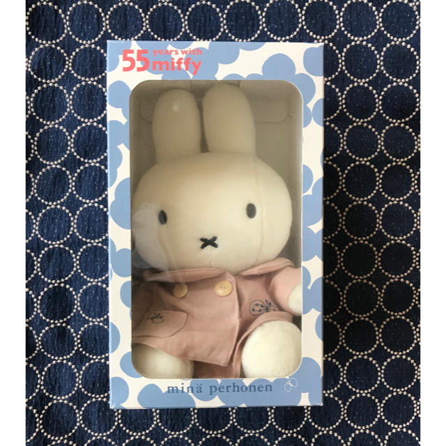 mina perhonen(ミナペルホネン)の55miffy限定 ミッフィー×ミナペルホネン コラボぬいぐるみ エンタメ/ホビーのおもちゃ/ぬいぐるみ(ぬいぐるみ)の商品写真