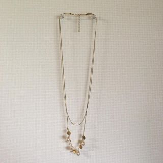 ブージュルード(Bou Jeloud)の★新品未使用品★綺麗目な2連ロングネックレス★パール★アジャスター付パッケージ有(ネックレス)