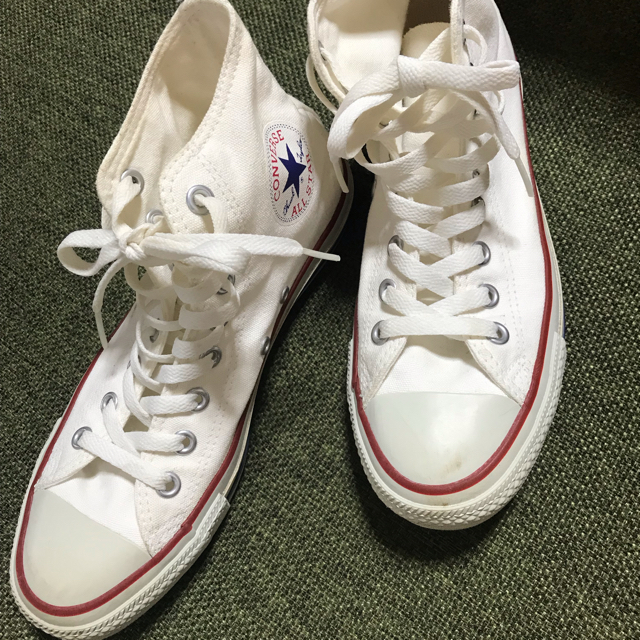 CONVERSE(コンバース)のコンバース ハイカット 白 25㎝ レディースの靴/シューズ(スニーカー)の商品写真