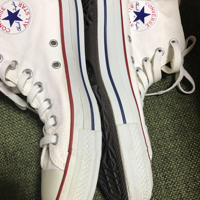 CONVERSE(コンバース)のコンバース ハイカット 白 25㎝ レディースの靴/シューズ(スニーカー)の商品写真