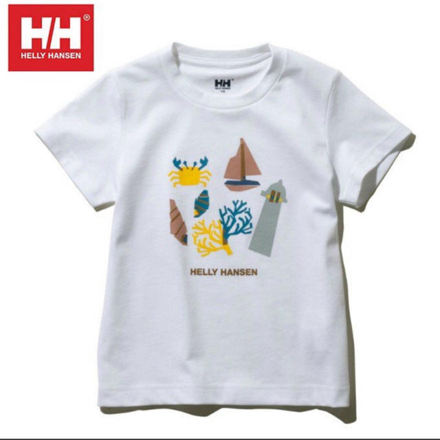 HELLY HANSEN(ヘリーハンセン)のHELLY HANSEN ショートスリーブ マリングラフィックティー 120 キッズ/ベビー/マタニティのキッズ服男の子用(90cm~)(Tシャツ/カットソー)の商品写真