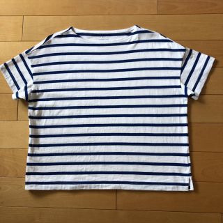 ムジルシリョウヒン(MUJI (無印良品))のお値下げ 無印良品  ボーダー Tシャツ(Tシャツ(半袖/袖なし))