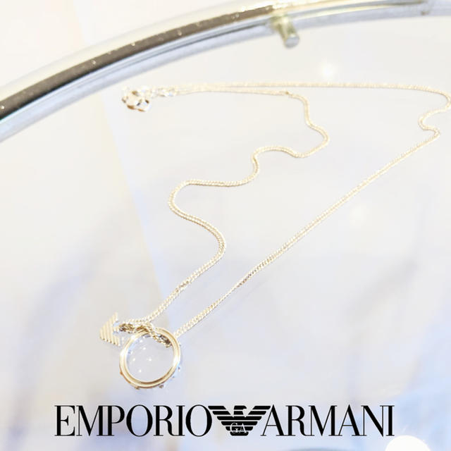 Emporio Armani(エンポリオアルマーニ)の★新品★EMPORIO ARMANI ロゴチャーム ネックレス 3way メンズのアクセサリー(ネックレス)の商品写真