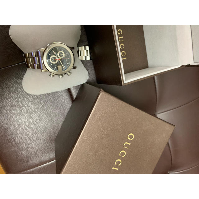 ☆投げ売り☆ GUCCI グッチ Gクロノグラフ 腕時計 メンズ メンズ