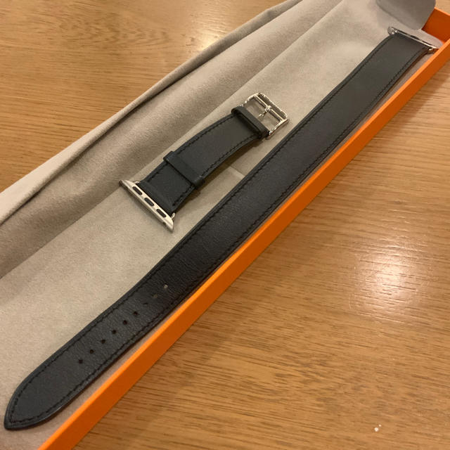 Hermes - (正規品) Apple Watch ドゥブルトゥール エルメス ブルー