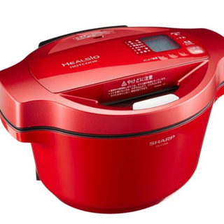 シャープ(SHARP)のシャープ ヘルシオ(HEALSIO) 1.6L レッド KN-HT99A-R(調理機器)