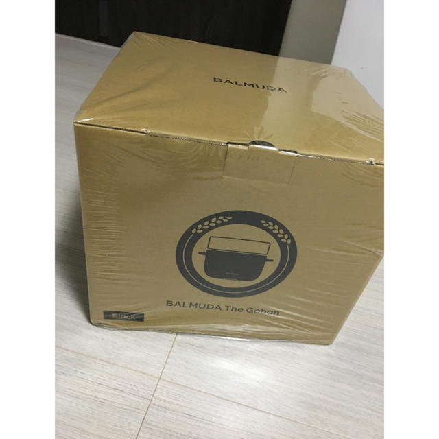 新品balmuda☆バルミューダ the gohan 炊飯器 黒 新品balmuda☆バルミューダ the gohan 炊飯器 黒