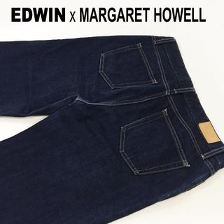 マーガレットハウエル(MARGARET HOWELL)のEDWIN x MARGARET HOWELLワイドデニムパンツW29約82cm(デニム/ジーンズ)