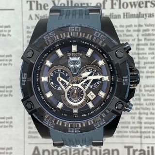 インビクタ(INVICTA)のブラックパンサー☆インビクタ☆マーベル☆クロノグラフ☆海外限定☆アベンジャーズ☆(腕時計(アナログ))