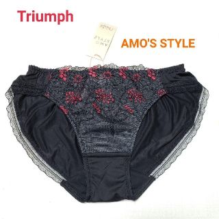 トリンプ(Triumph)のトリンプAMO'S STYLE オリエンタルレースショーツ L黒×赤(ショーツ)