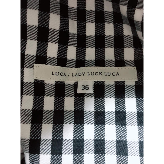 LUCA(ルカ)のLUCA/LADYLUCKLUCA  ギンガムチェッククロップドパンツ レディースのパンツ(クロップドパンツ)の商品写真