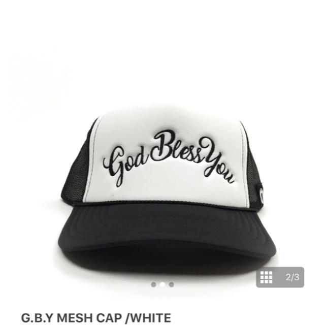 Supreme(シュプリーム)の最終値下げ example G.B.Y mesh cap white メンズの帽子(キャップ)の商品写真
