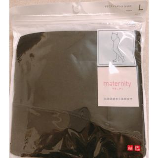 ユニクロ(UNIQLO)のユニクロ マタニティレギンス 黒 L(マタニティタイツ/レギンス)