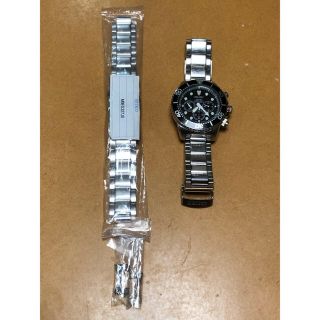 セイコー(SEIKO)のSeiko 純正 SSC015等用 腕時計ステンレスバンド 20mm(金属ベルト)